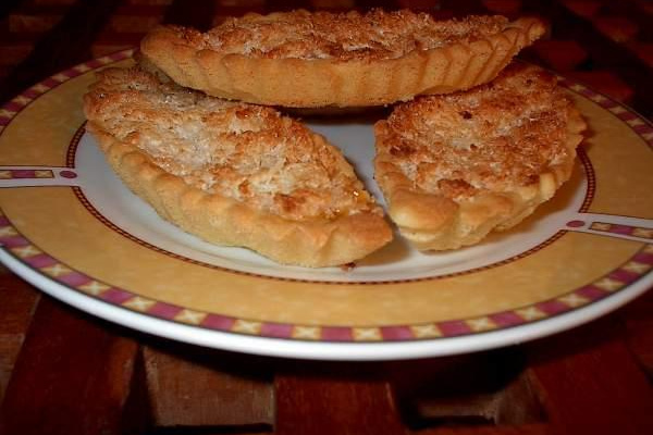 Barquettes a la noix de coco