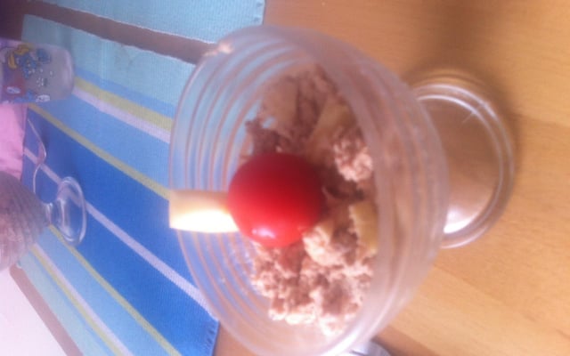 Verrines de thon et pommes