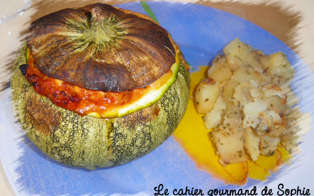 Courgettes farcies à la tomate et à la ricotta