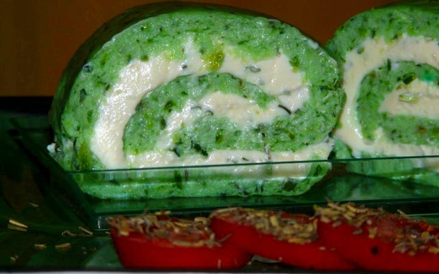 Roulé aux courgettes