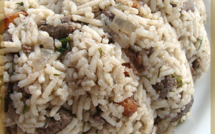 Pilafi aux foies de volaille