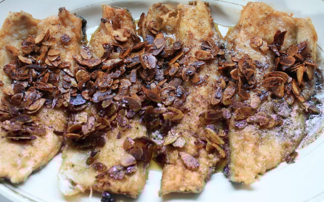 Filet de truite aux amandes