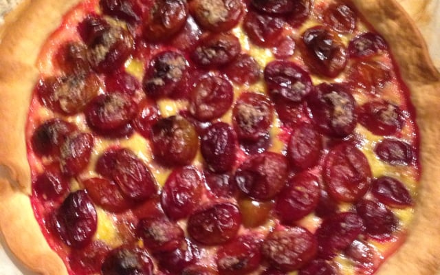 Tarte aux quetsches maison