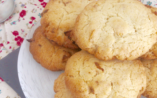 Cookies au beurre de noix de coco et ananas
