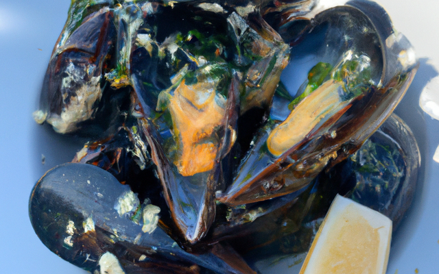 Moules d'Espagnes au pistou