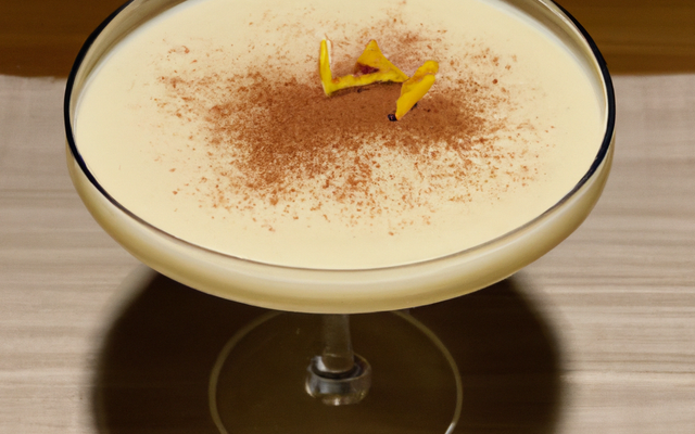 Cocktail au lillet blanc, gin, crème de cacao et citron