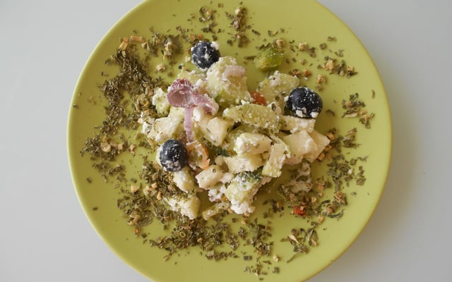 Salade fraîche à la mode Grecque