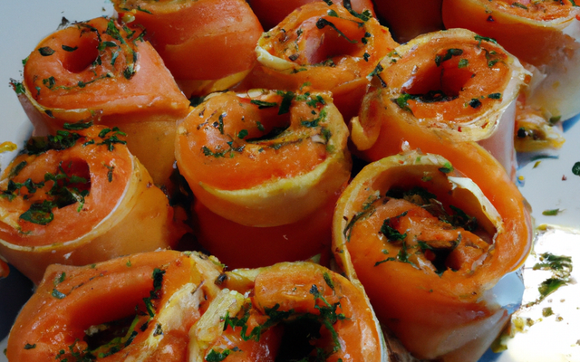Roulés au saumon