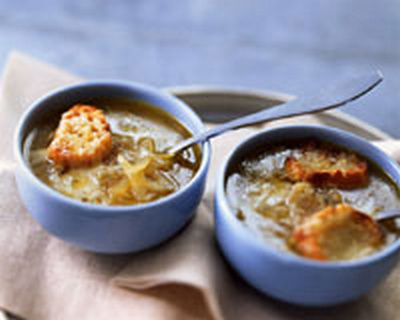 Soupe aux oignons à l'alsacienne