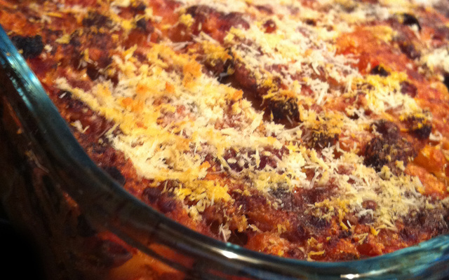 Gratin de coquillettes Hot Ketchup !