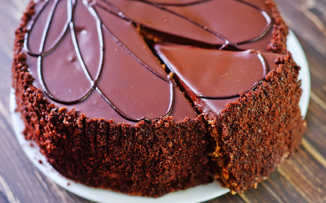 Gâteaux au chocolat et crème de banane