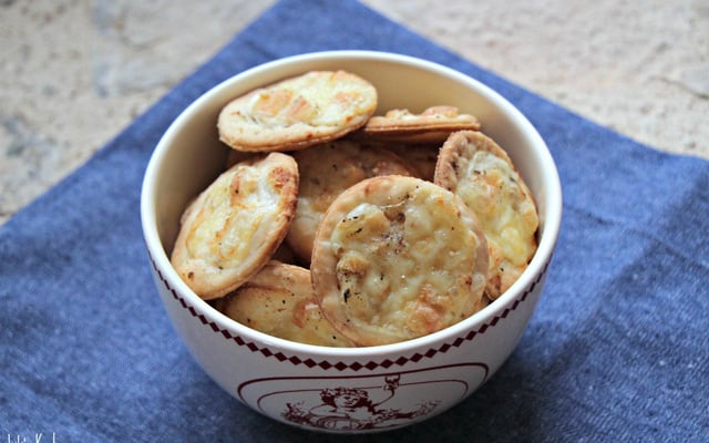 Mini tartelettes sablées au Maroilles