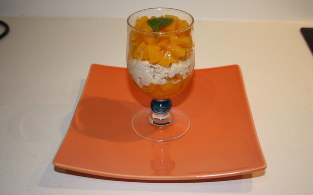 Verrine thon et pêche