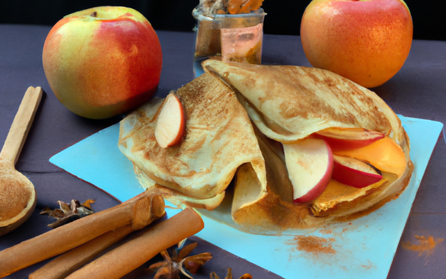 Crêpes pain d'épices et pomme