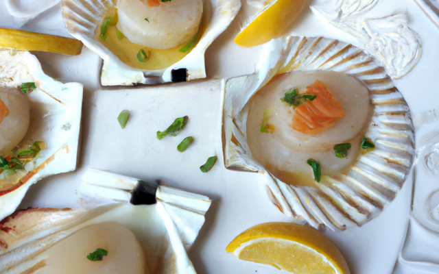 Papillotes de Saint-Jacques à la citronnelle