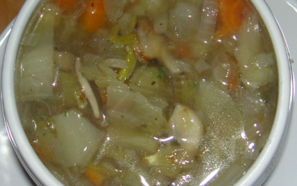 Soupe de chou façon campagnarde