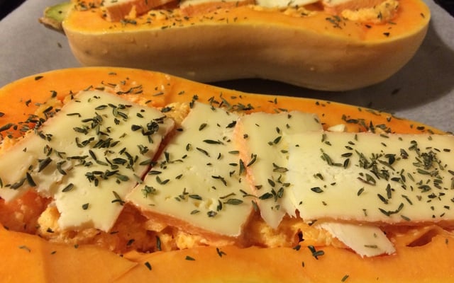 Courge butternut au maroilles
