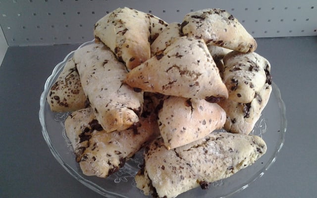 Scones aux pépites de chocolat