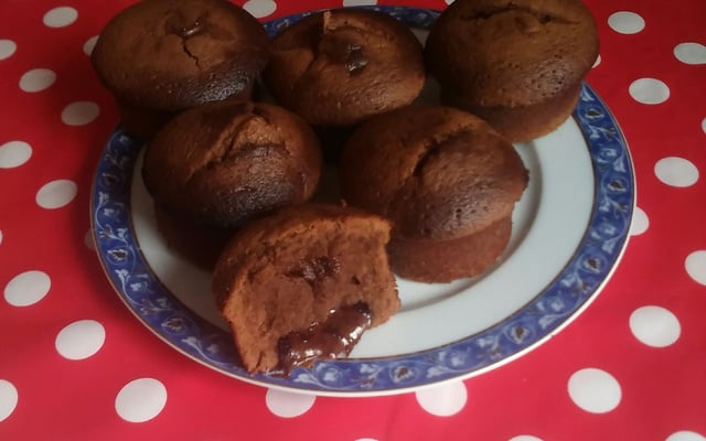 Fondant cœur chocolat