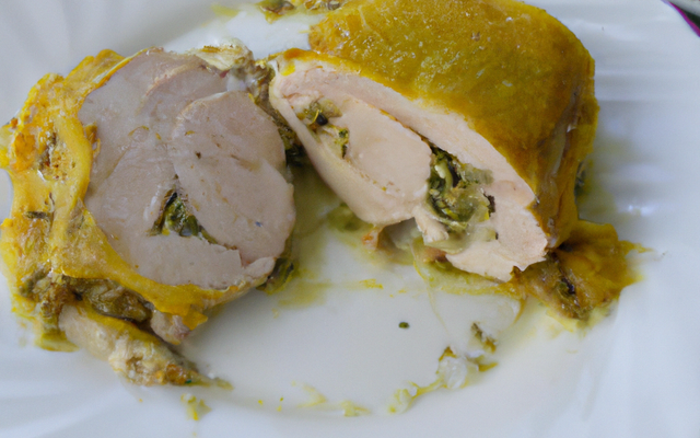 Poulet en croûte de moutarde