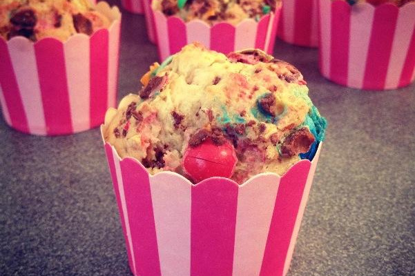 Muffins M&M's coco