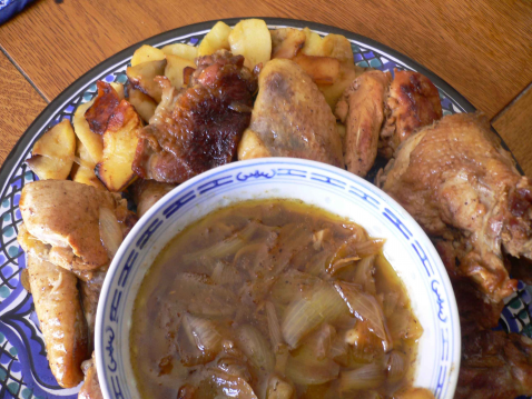 Pintade aux pommes