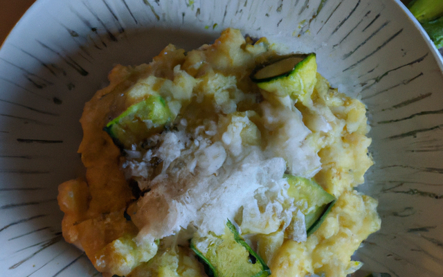 Risotto aux courgettes et parmesan