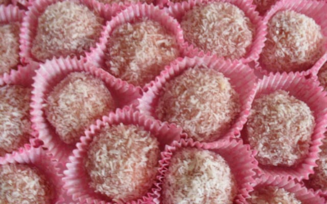 Boules fondantes coco fraise