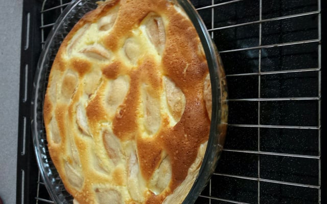 Tarte aux poires fraîches