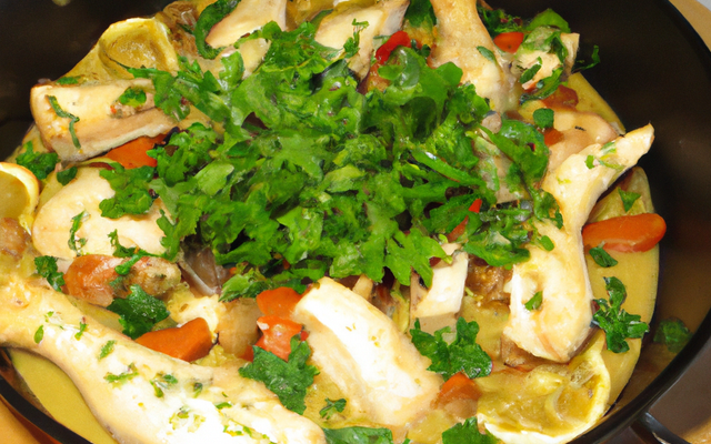 Poulet à la pastèque