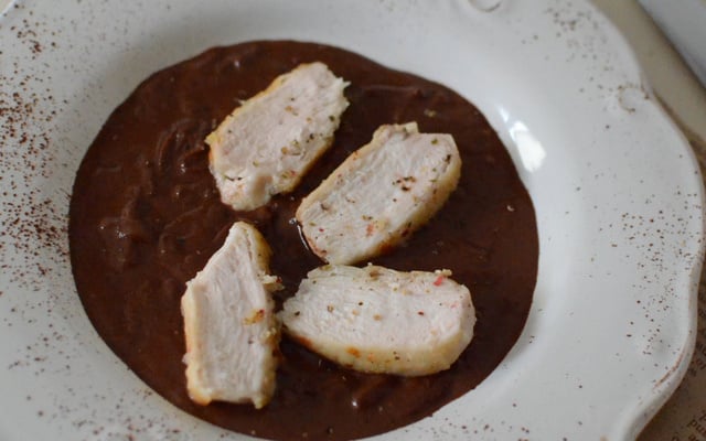 Poulet au chocolat
