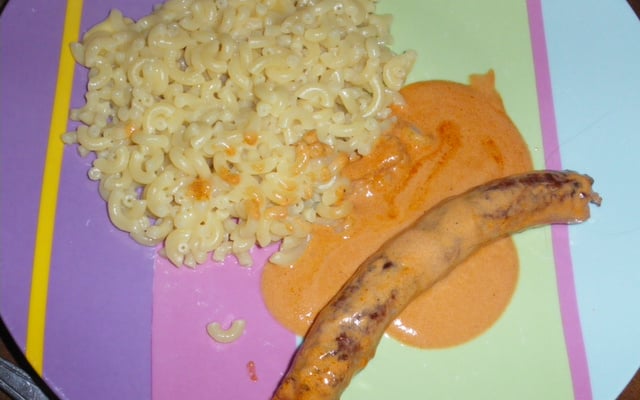 Saucisses au coulis de tomates