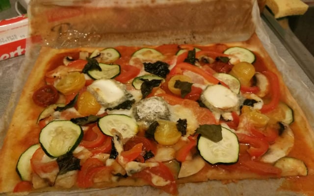 Pizza végétarienne rapide