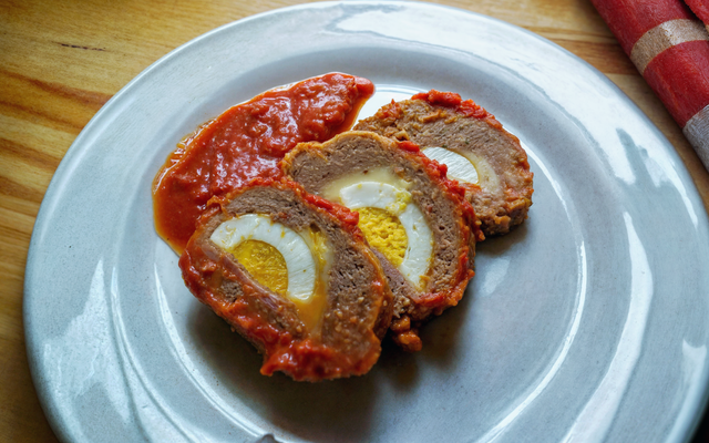 Polpettone à la sauce tomate