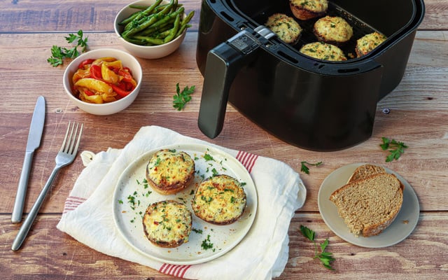 Champignons farcis au Air Fryer