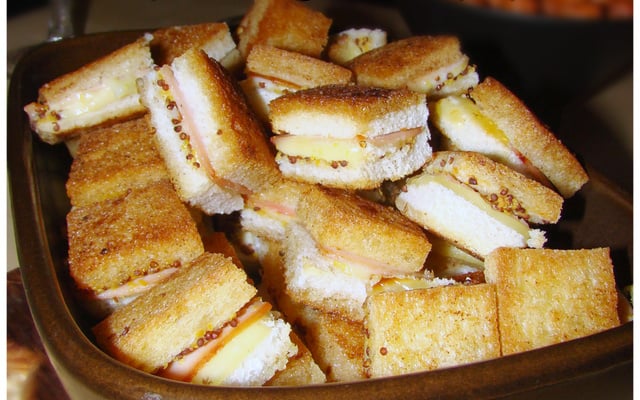 Mini croque apéro (croque monsieur)