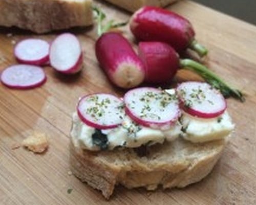 Tapas d'été bleues et rose