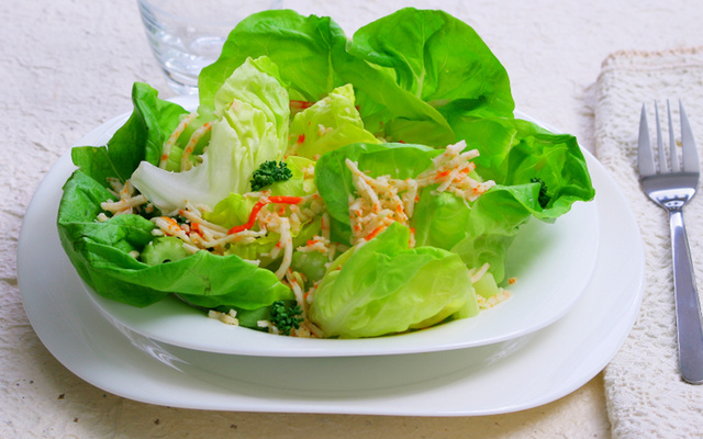 Salade variée océane au Râpé de la Mer Coraya