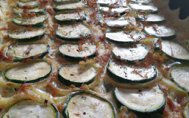 Gratiné de courgette
