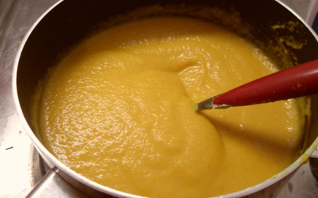 Velouté au navet boule d'or