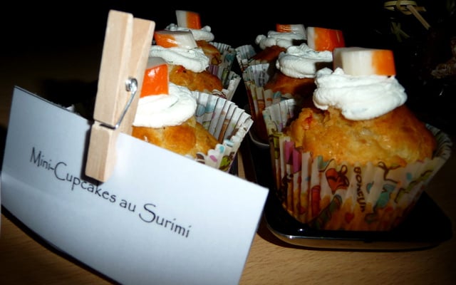 Minis-cupcakes au surimi