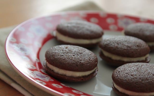 Whoopies aux deux chocolats