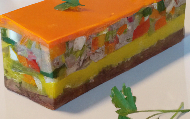 Terrine de légumes aux trois couleurs