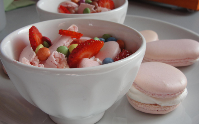 Verrine à la fraise dans tout ses états