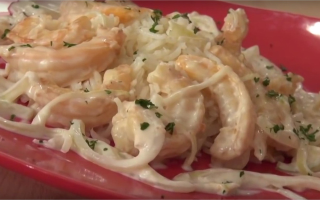 Crevettes au lait de coco