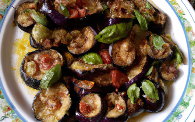 Aubergines à la calabrese