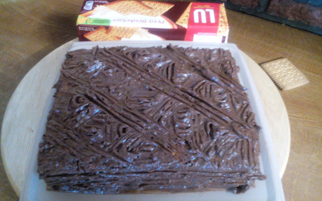 Gâteau au petit brun et chocolat