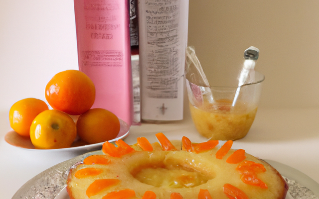 Cake orange / citron et son coulis d'abricots
