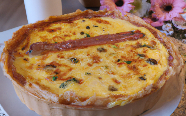 Quiche lorraine gourmande