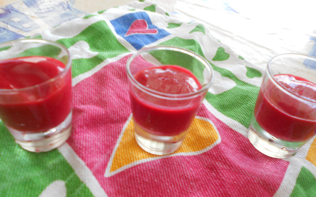 Coulis de framboises maison
